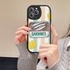Sardines Phone Case For IPhone 16 15 14 13 12 11 Pro Max Plus Leather Cover