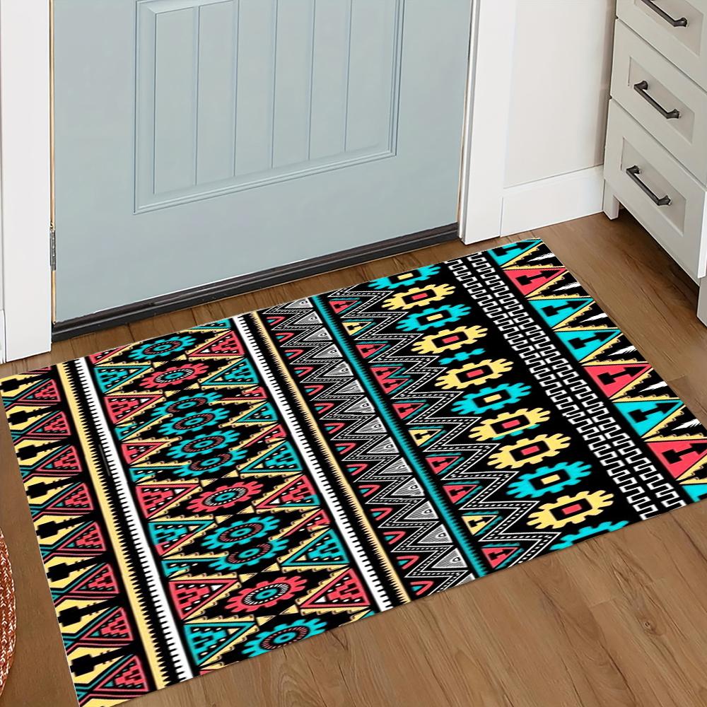 Bohemian Home Decor Carpet Bedroom Living Room Entrance Carpet Kitchen Front Door Non Slip Area Foot Mat