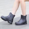 Women's Fashion British Style Waterproof Rain Boots