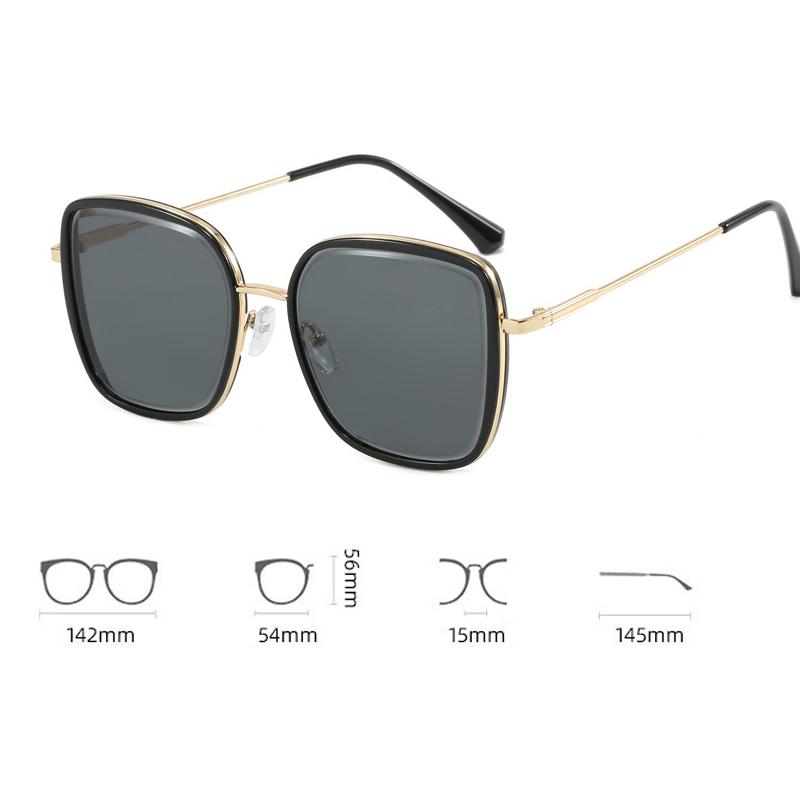 Fashion Gradient Ocean Sunglasses for Women Vintage Oversized UV400 Sun Glasses Men Luxury Design Trendy Outdoor Driving Goggles