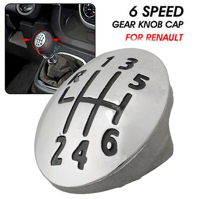 Gear Knob Cap Replacement Shift Knob 6 Speed Gear Chrome