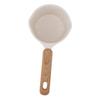 White Non-stick Pan Flat Bottom Cooking Pot Butter Melting Pot Sauce Pan  Soup Making