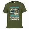 Schwarzes Sommer-T-Shirt für Herren Ich mache keine Fehler auf der Gitarre, ich ergreife spontane kreative Maßnahmen Kurzarm Rock O-Ausschnitt T-Shirts