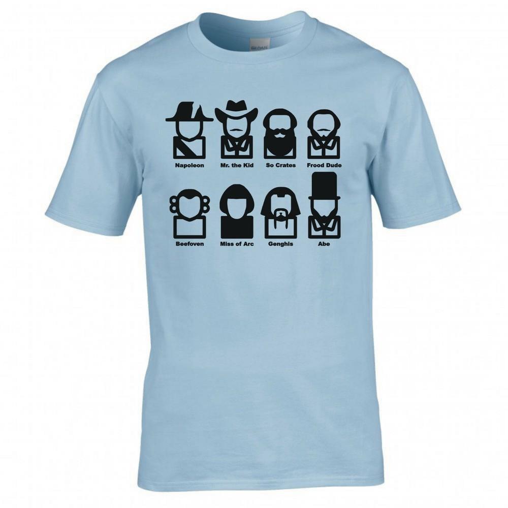 Inspired By Bill Ted Historic Figures Tshirt 2XL