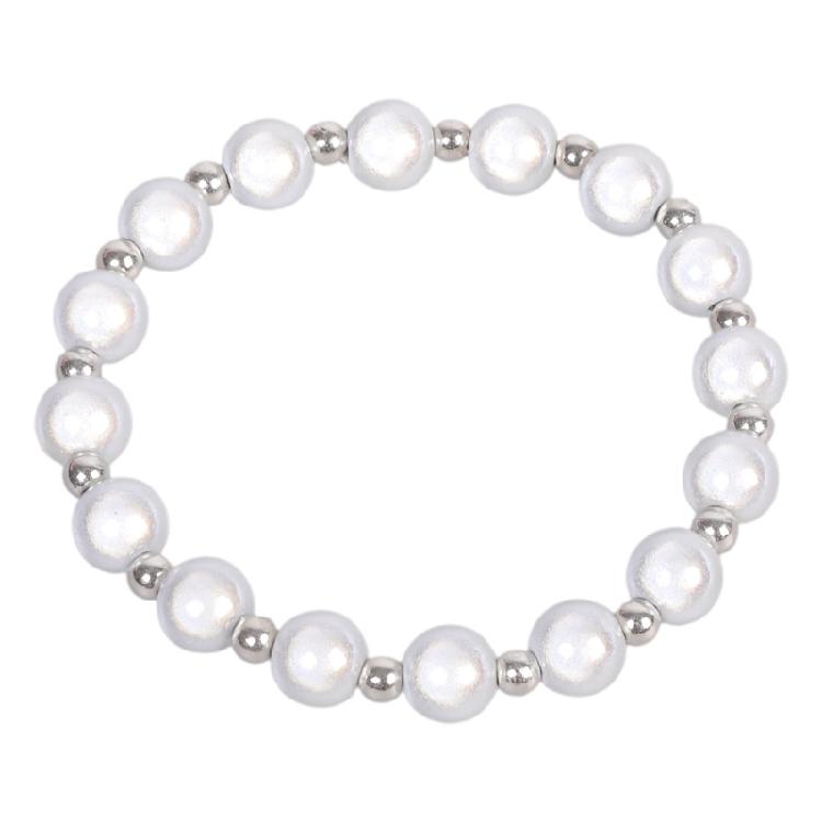 

Handmade Beaded Stretch Bracelet Elegant Wrist Jewelry Resin Texture Suitable for Fashion Lover Wedding Party Daily Wear 1