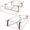 Handcuffs Bondage Set Bed BDSM Bondage Restraint Strap System Adults Wrists & Ankle Cuffs Erotic Sex Toy for Woman Couples Slave