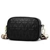 New Women's Fashion Urban Simple Messenger Bag Simple Shoulder Bag Embroidered Thread Small Square Bag