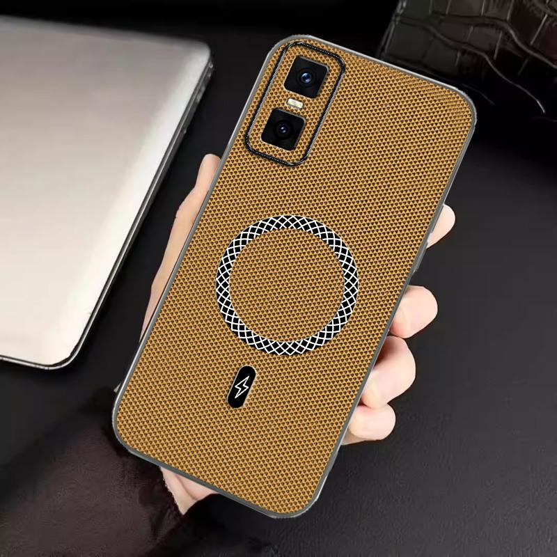 Biruiqu Infinix GT 30 Pro New Ultra-thin Magnetic Leather Shock-absorbing Protective Phone Case