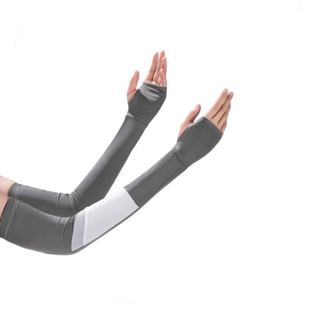 Ice Silk Sun Protection Arm Sleeves for Women - UV-Resistant, Breathable, and Cooling for Outdoor Cycling