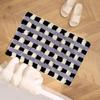 Super Soft Floor Carpet Absorbent Floor Rugs Home Decoration Chessboard Floor Mat  Household