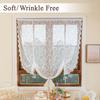 Warp Lace Phoenix Tail Drawing Curtain Window Screen Living Room Dining Room Semi-Blackout Curtain
