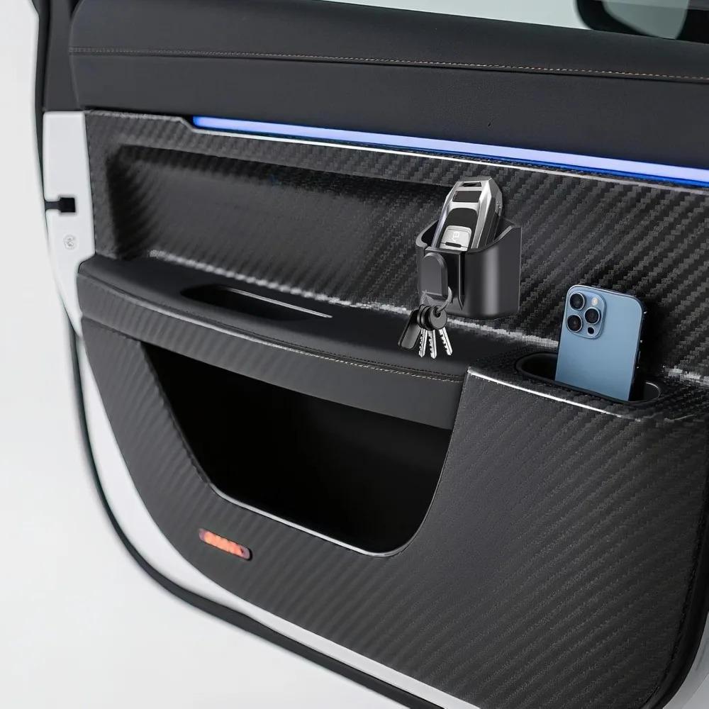 Upgraded Center Console Organizer Tray Storage Box Remote Control Holder Key Fob Case for Car Dashboard Universal Interior