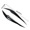 1pair Car Eyebrow Headlight ABS Plastic 40x5x5cm Gloss Black Flexible For BMW 3-Series F30 F35 13-18 Auto Light Accessories
