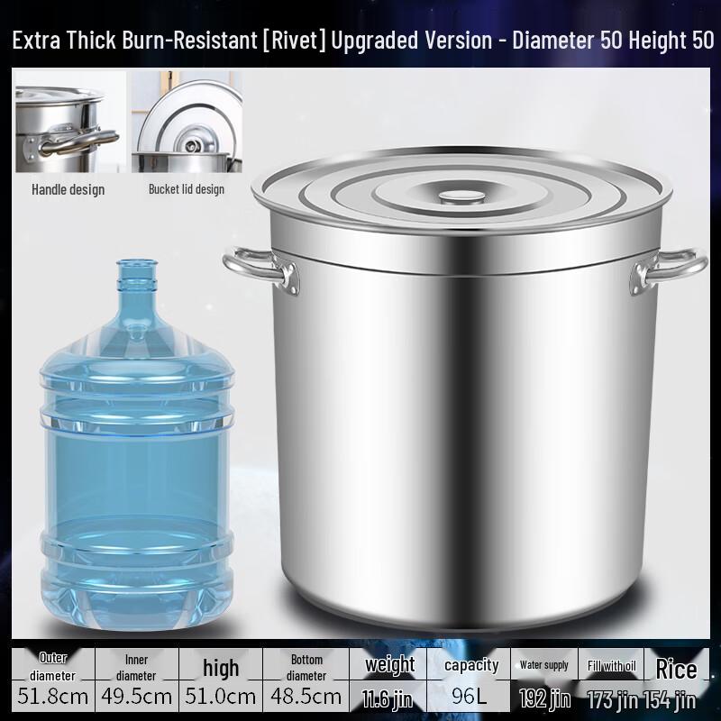 Yihuan Коммерческая Прочная Кастрюля из Нержавеющей Стали