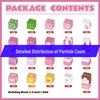 Pink Castle Cube Magnetic Building Block Set - STEM Educational Toy