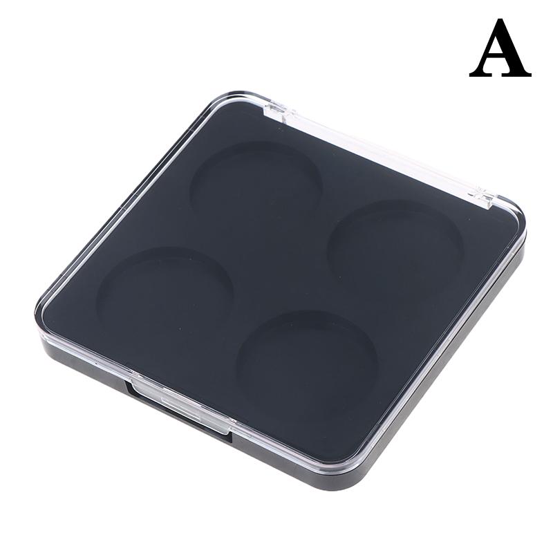 4 Grids Magnetic Makeup Palette Empty Cosmetics Dispensing Storage Box For Eyeshadow Lip Color Powder Blusher Highlighter