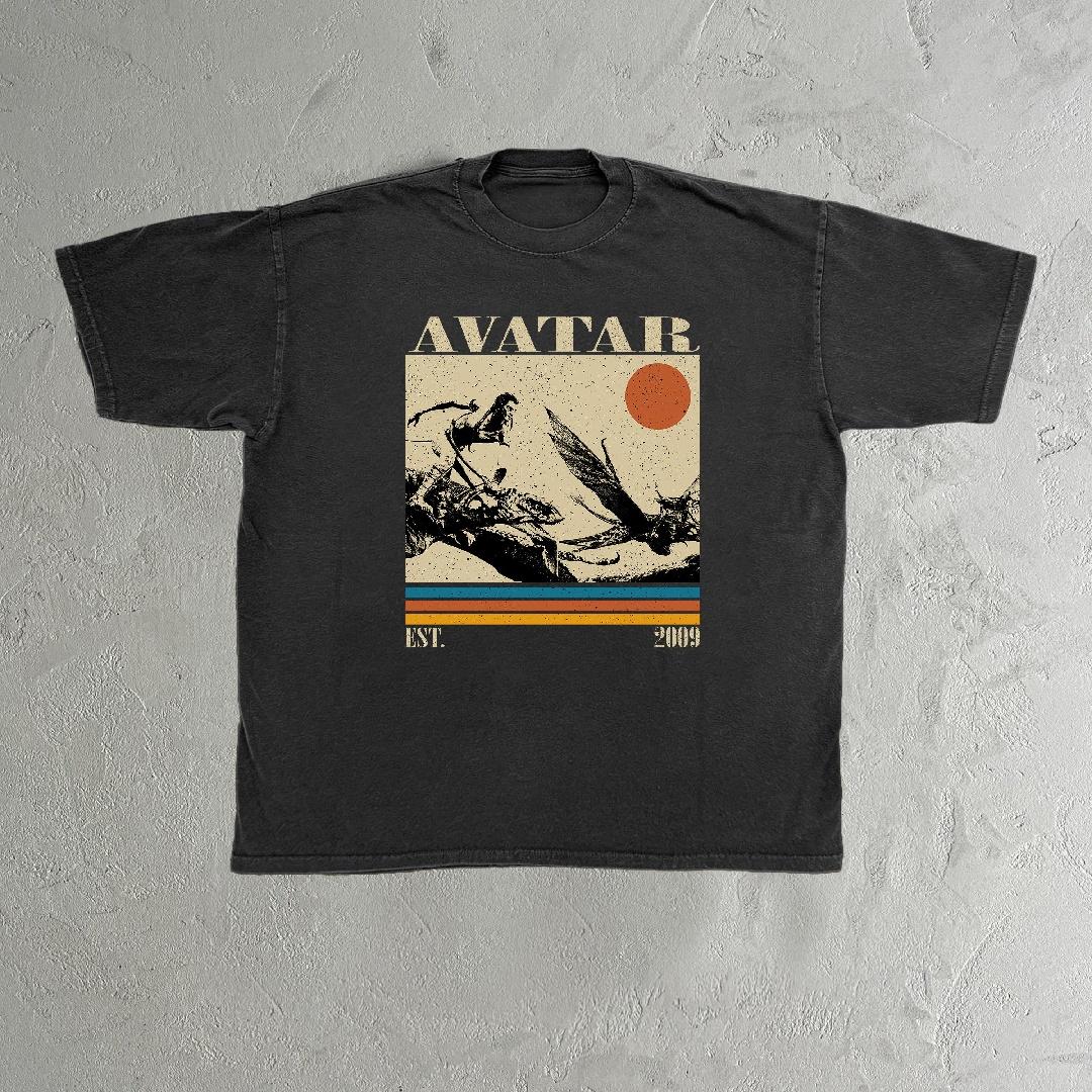 

2025-26 Summer Avatar 100% cotton printed T-shirt Retro Heavy Metal Merch Shirt - Music Unisex Tee couple outfits S