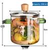 Clear Glass Soup & Stew Pot