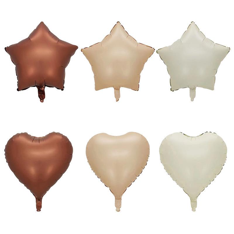 18-Inch Heart-Shaped Aluminum Film Aluminum Foil Balloon Celebrates Wedding, Valentine'S Day Confession, Party Decoration Scene Arrangement