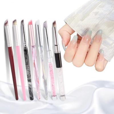 Hot-Selling Manicure Gradual Change Pen Smudge Pen, Poke Rough Pen Phototherapy Painted Glue Oblique Starry Sky Pen Nail