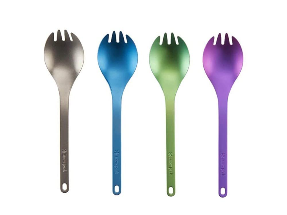 Snow Peak Titanium Split Spoon Purple (snow Peak) SCT-004PR