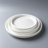 Creative Round Nest Plate Ceramic Western Steak Plate Kitchen Household Simple Dinner Plate Afternoon Tea Dessert Fruit Tray