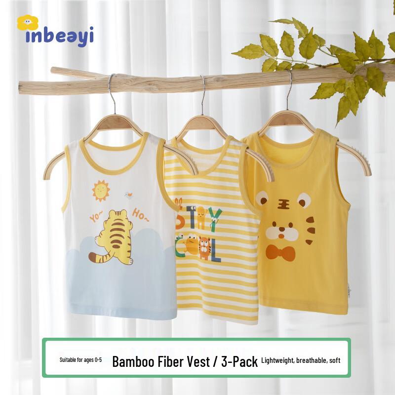 Baby Summer Sleeveless Vest T-Shirt (3-Pack) 90