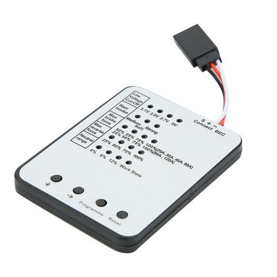 SURPASS HOBBY A1 Version LED Program Card 61 X 48 X 6mm RC Car AccessoriesBlack White