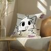 Boykissersillycatcute Pillow Case Pillowcase, Double-Sided Printed, Sofa Cushion, Bedroom Headboard