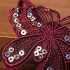 Embroidery Flower Massage Beads G-String Women Sexy low-waisted Panties 148