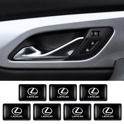Car Accessories Interior Epoxy Badge Sticker Waterproof Decal For NX IS 250 RX GS UX RX300 RX350 CT200H ES LX Fsport GX
