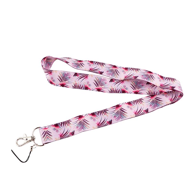Yoga Sakura Credential Holder Little daisy Lanyard for Key Cute Neck Strap Card ID Badge Holder Key Chain Accessories Wholesale