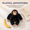 Soft Fluffy Chimpanzee Plush Toy Realistic Design Gorilla Stuffed Animal  Birthday Gift