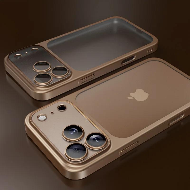 For iPhone17 Pro Max 17 Case Luxury Transparent Plating Phone Case For iPhone 17 Pro Max 17Pro Air Soft TPU Lens Protector Cover