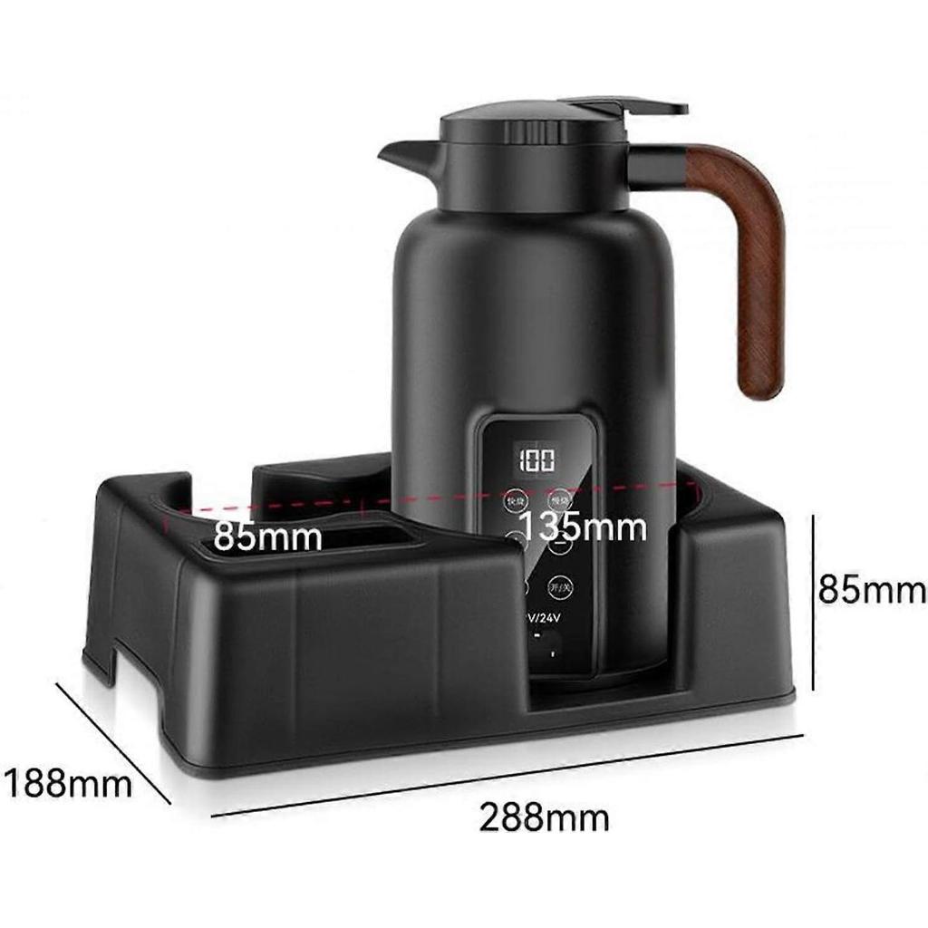 Smart Heating Car Cup, Travel Coffee Mug Car, Electric Kettle Electric Heat Water Cup for Tea Milk Heated