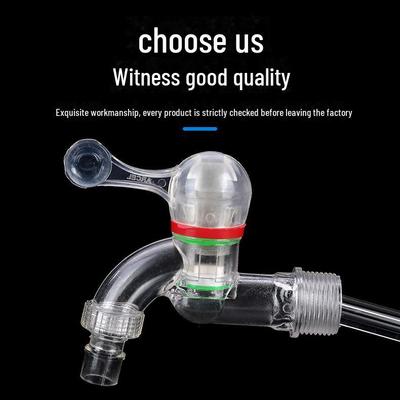 4-Point Quick-Open Anti-Freeze Splash-Proof Transparent Kitchen Faucet Nozzle