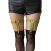 Women Sexy Leather Thigh Garter Belt Punk Elastic Harness Leg Strap Goth Stocking Leglet Belt Garters Suspender for Girl