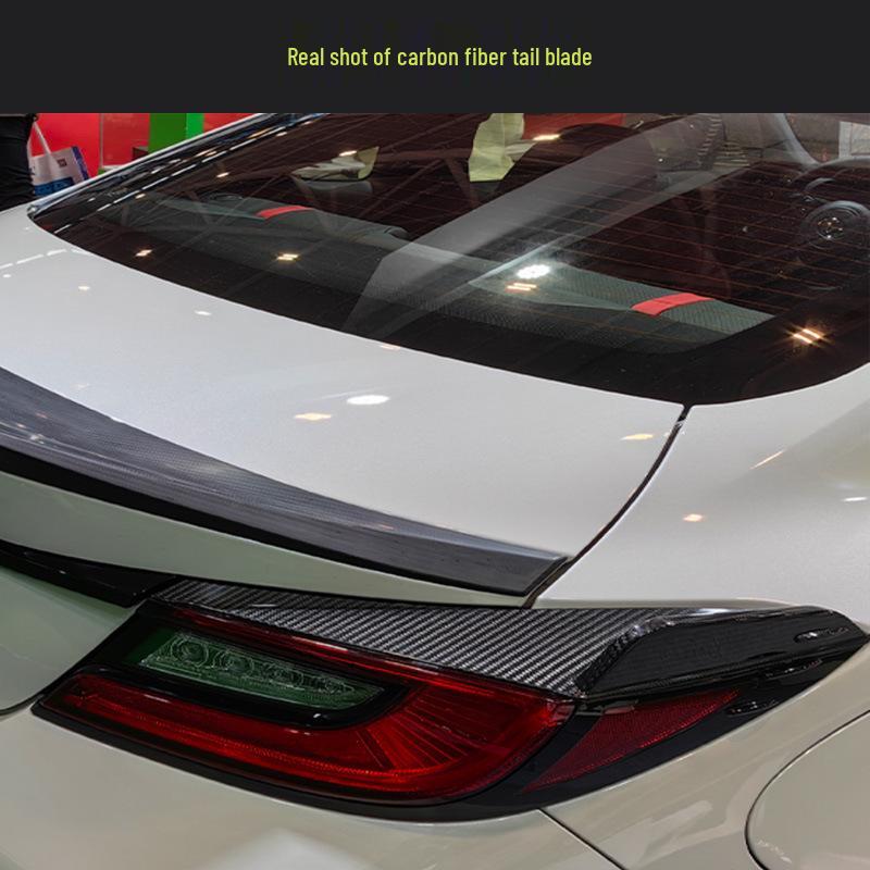 Dry Carbon Fiber Taillight Decoration for 22 Subaru BRZ & Toyota 86 Models - Wind Blade Style, Easy Installation