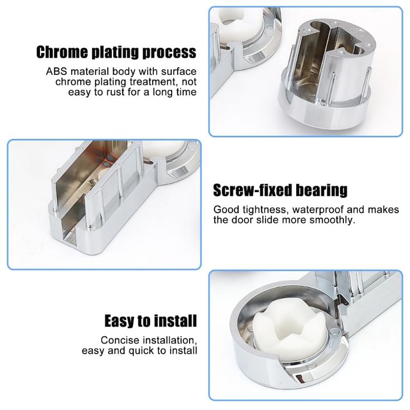 Corrosion Resistant Bathroom Turn Lightweight Turn Mechanism Shower Room Hardware Simple Installation for Household