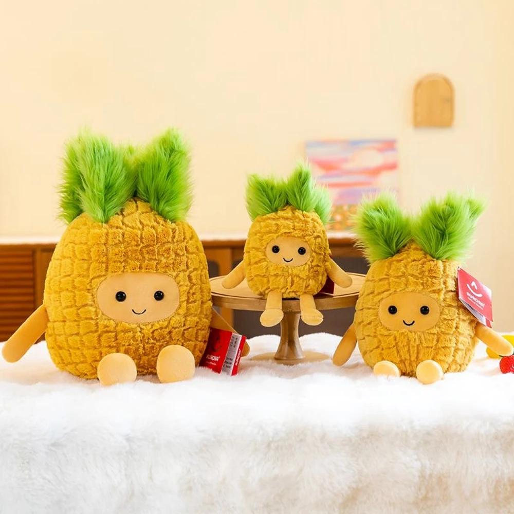 30cm Zabawny Pluszowy Kaktus Ananasowy Urocza Lalka Dekoracja Roślinna Rodzina Przyjaciel Wypełnienie Pełne Najlepszy Prezent Chłopak Boże Narodzenie Dziewczyna