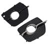 Pair of Bumper Fog Light Bezel With Decorative Trim ABS Plastic Long Lasting 51117188383 Replacement for X6 E71 E72