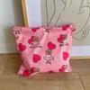 Kawaii Makeup Bag  Cartoon Bear Pattern Cosmetic Pouch Toiletry Bag Large Capacity Portable Stationery Bag