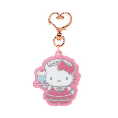 Hello Kitty Maid Acrylic Keychain Pink