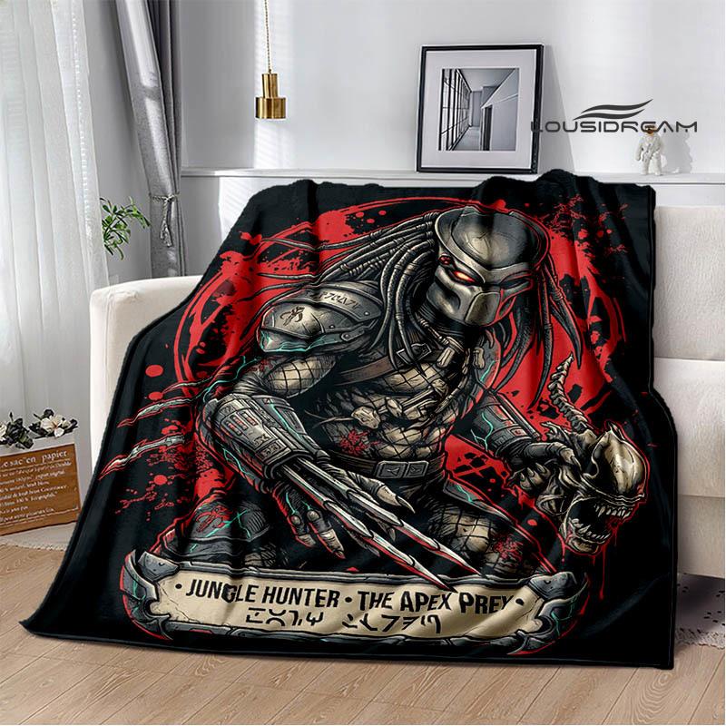 AVP Alien Vs Predator Blanket Picnic Blanket Warm Blankets Outdoor Blanket Home Bed Linings Blankets for Beds Birthday Gift