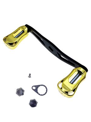 Replacement Baitcasting Reel Double Handle Assembly for and Bluefish Customizable Knob, Lightweight, Universal, Required, Sea, River, Fishing,