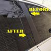 16Pcs Gloss Paino Black Pillar Post Fit For Toyota Corolla 2019 2020 20212022 Door Side Window Decal Cover Sticker Set