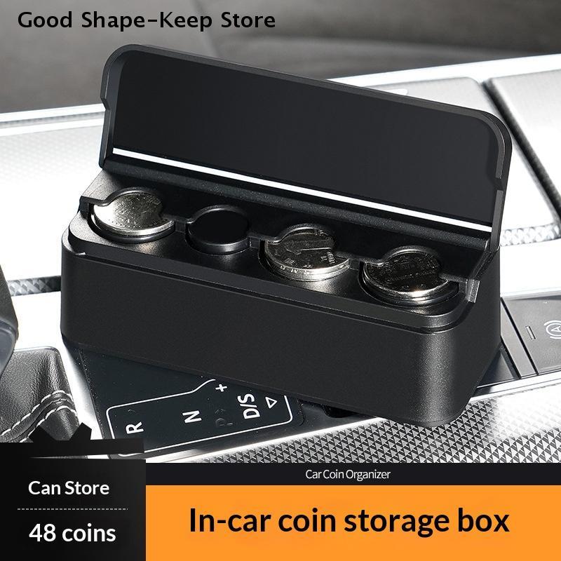 Creative Coins Purse Euro Dispenser Holder Case Car Coin Small Storage Home Dual Purpose Change Box Wallet Holders Money Boxes