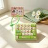 Cute Design Decompression Button Toy Creative Style Keyboard Keychain  Children Use