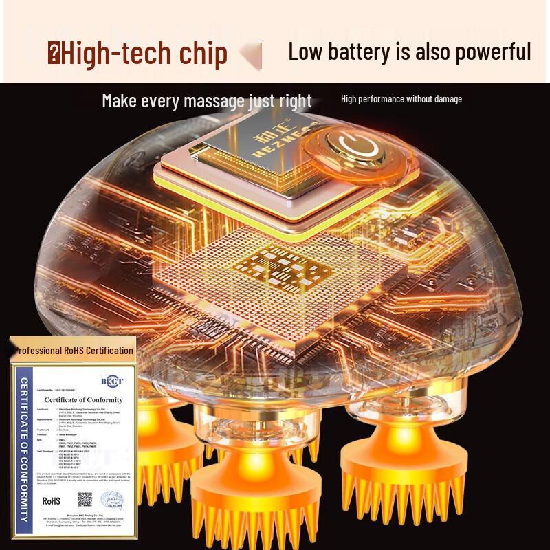 

Hozheng Cute Cat Paw Head Massager