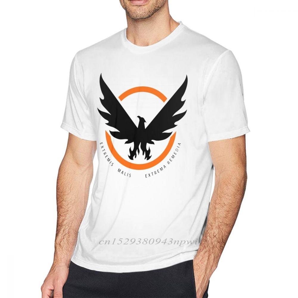 Tom Clancy S The Division T Shirt The Division 2 SHD Logo TShirt ShortSleeve Cute Tee Shirt Basic 100 Cotton Tshirt